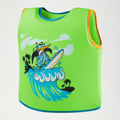 Speedo Infant Learn to Swim Chima African Penguin Float Vest Green