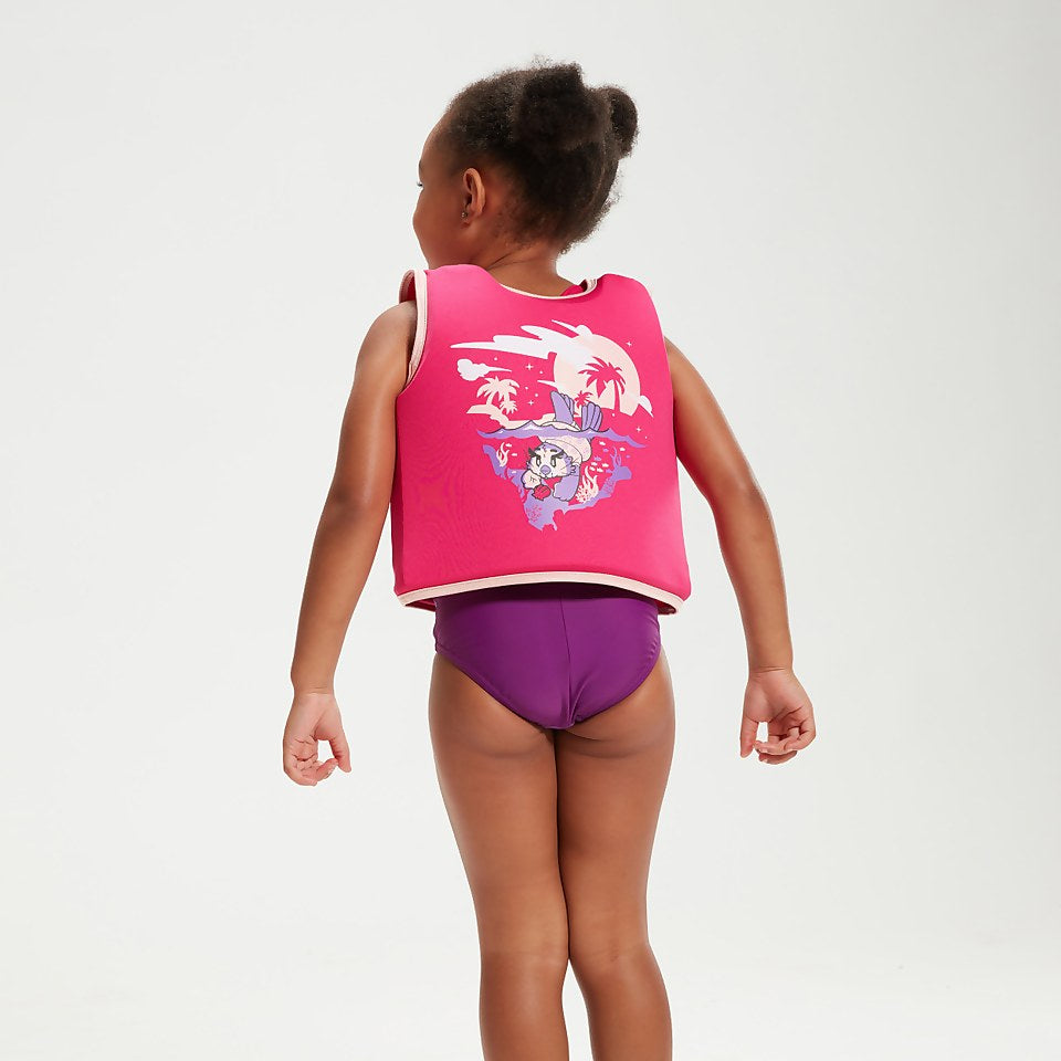 Speedo Infant Learn to Swim Aria Sea Otter Float Vest Pink