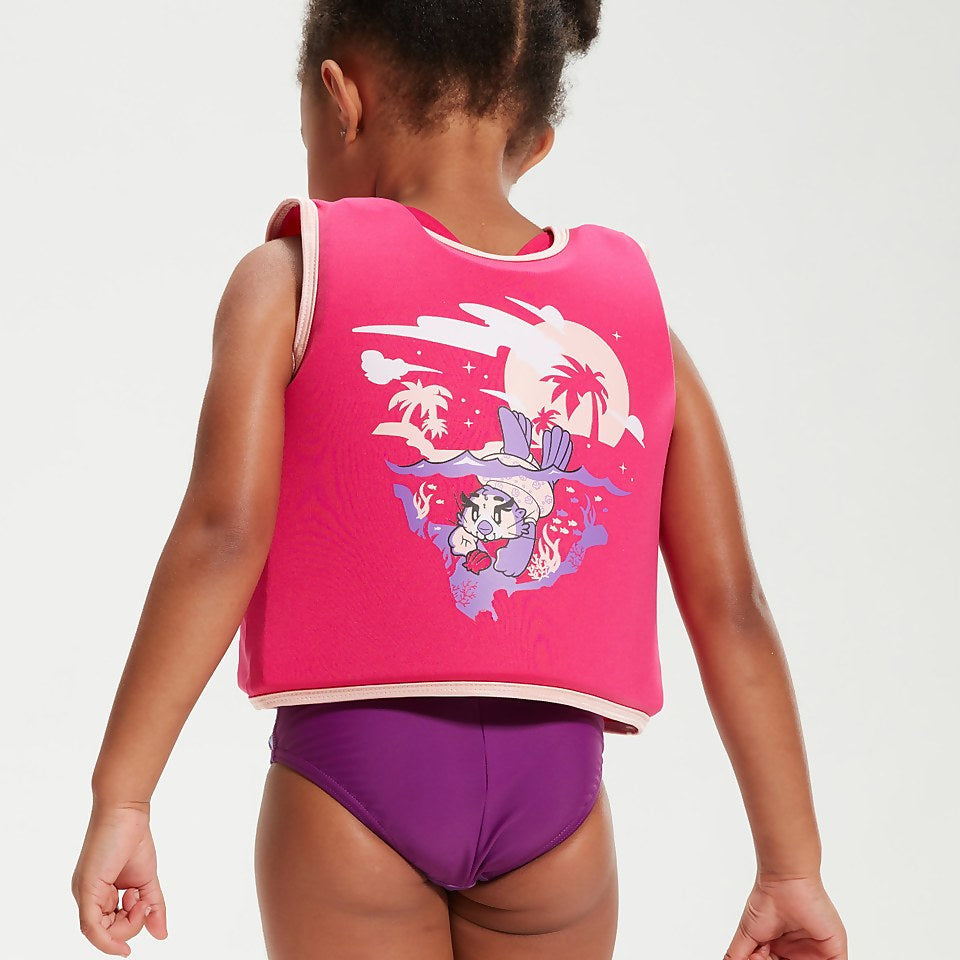 Speedo Infant Learn to Swim Aria Sea Otter Float Vest Pink