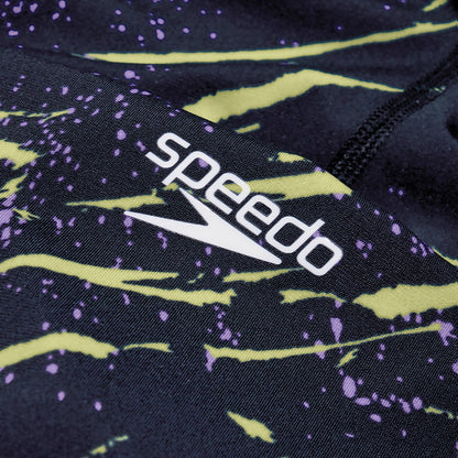 Speedo Girls' Fastskin Endurance+ Openback Kneeskin Navy