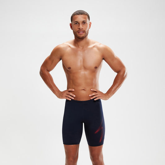 Speedo Hyper Boom Placement Jammer Navy/Red