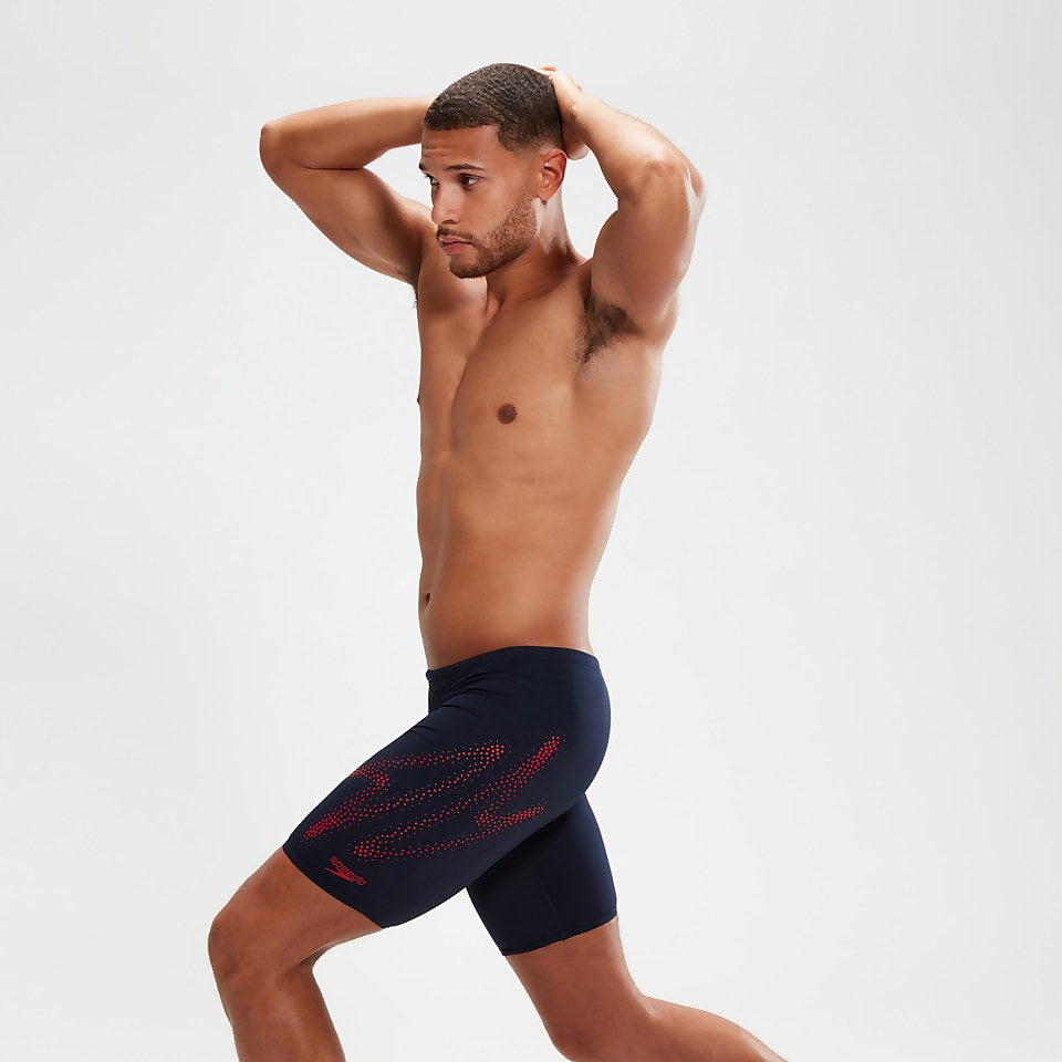 Speedo Hyper Boom Placement Jammer Navy/Red