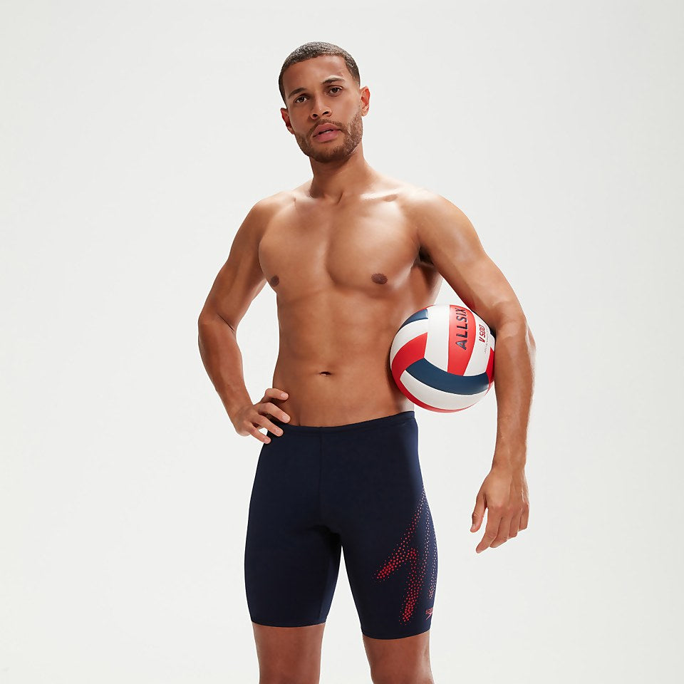Speedo Hyper Boom Placement Jammer Navy/Red