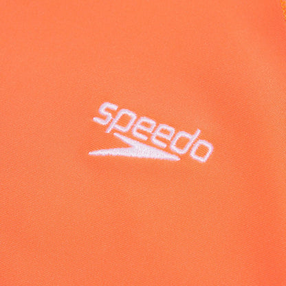 Speedo Boys' Printed Short Sleeve Rash Top Orange