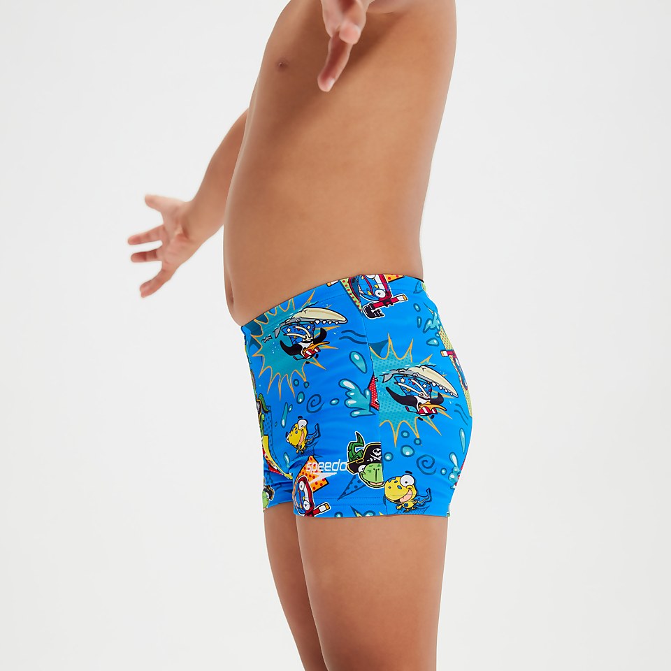 Speedo Infant Boys' Learn To Swim Aquashorts Blue/Yellow
