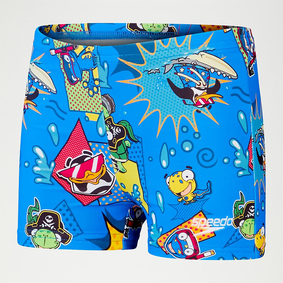 Speedo Infant Boys' Learn To Swim Aquashorts Blue/Yellow