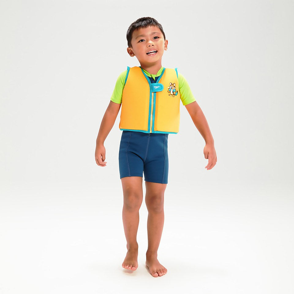 Speedo Infant Learn to Swim Aanadi Bengali Tiger Cub Float Vest Orange