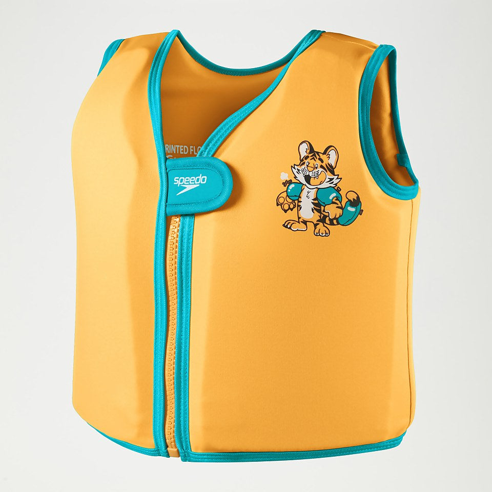 Speedo Infant Learn to Swim Aanadi Bengali Tiger Cub Float Vest Orange