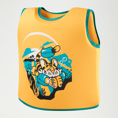 Speedo Infant Learn to Swim Aanadi Bengali Tiger Cub Float Vest Orange