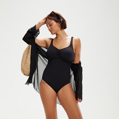 Speedo Shaping AquaNite Swimsuit Black