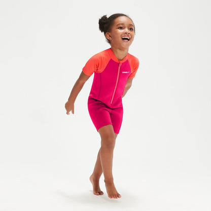 Speedo Infant Girls' Learn to Swim Wetsuit Pink
