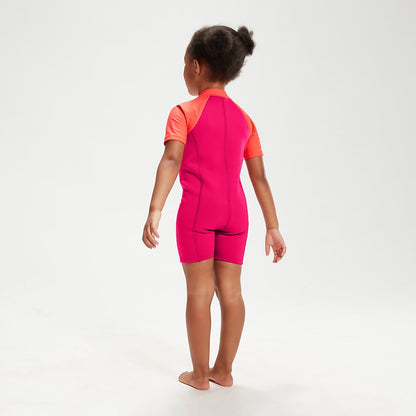Speedo Infant Girls' Learn to Swim Wetsuit Pink