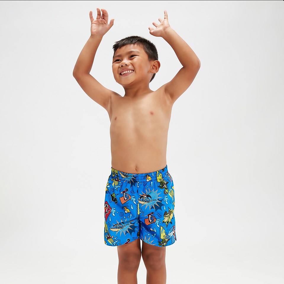 Speedo Infant Boys' Learn To Swim 11" Swim Shorts Blue/Yellow