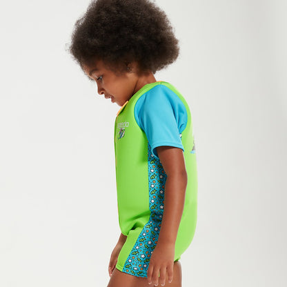 Speedo Infant Learn to Swim Chima African Penguin Float Suit Green