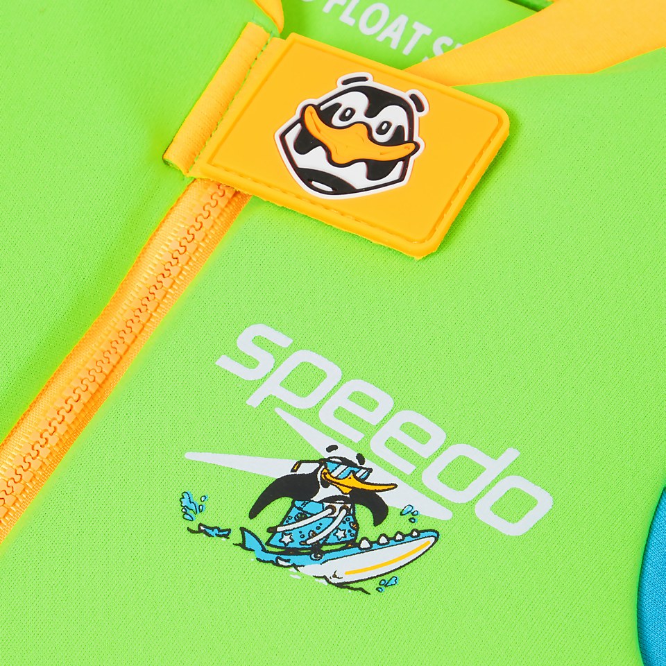 Speedo Infant Learn to Swim Chima African Penguin Float Suit Green