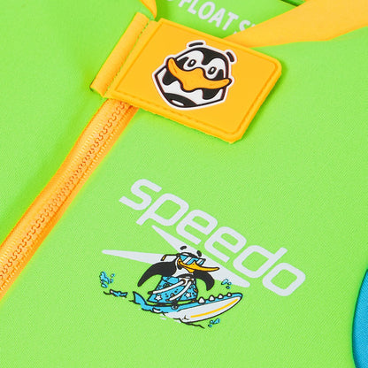 Speedo Infant Learn to Swim Chima African Penguin Float Suit Green