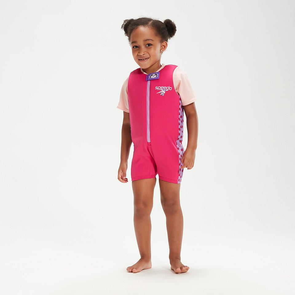 Speedo Infant Learn to Swim Aria Sea Otter Float Suit Pink