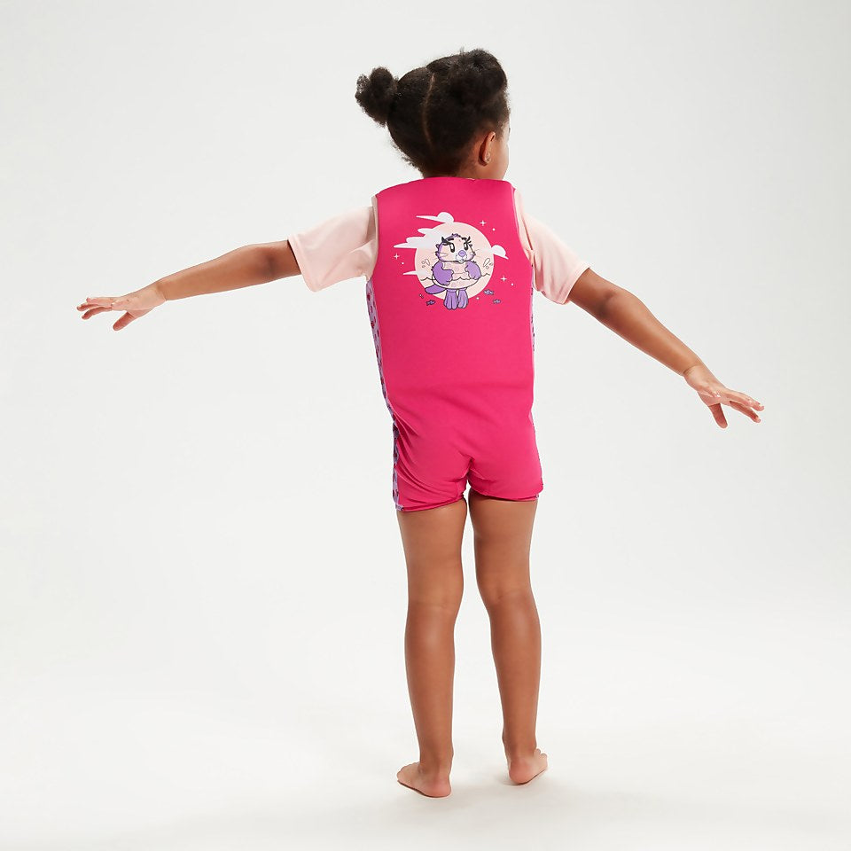 Speedo Infant Learn to Swim Aria Sea Otter Float Suit Pink
