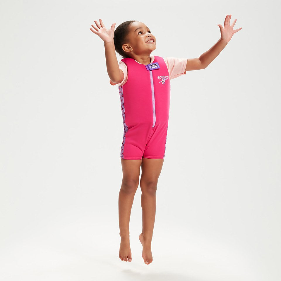 Speedo Infant Learn to Swim Aria Sea Otter Float Suit Pink