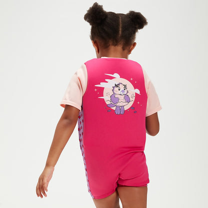 Speedo Infant Learn to Swim Aria Sea Otter Float Suit Pink