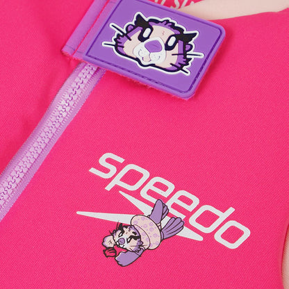 Speedo Infant Learn to Swim Aria Sea Otter Float Suit Pink