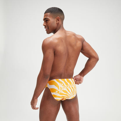 Speedo Escape 5cm Brief White/Yellow