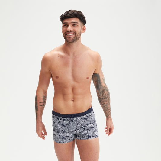 Speedo Valmilton Allover Aquashort Navy/White