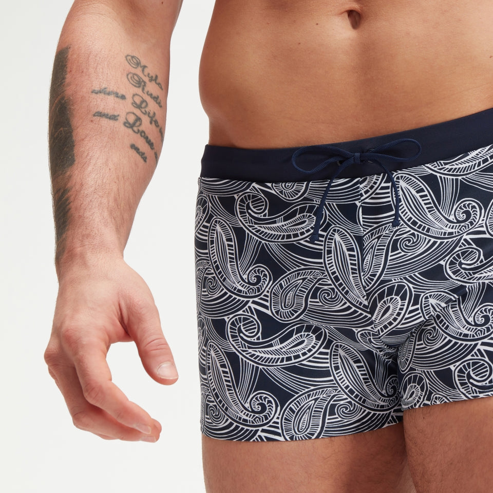 Speedo Valmilton Allover Aquashort Navy/White