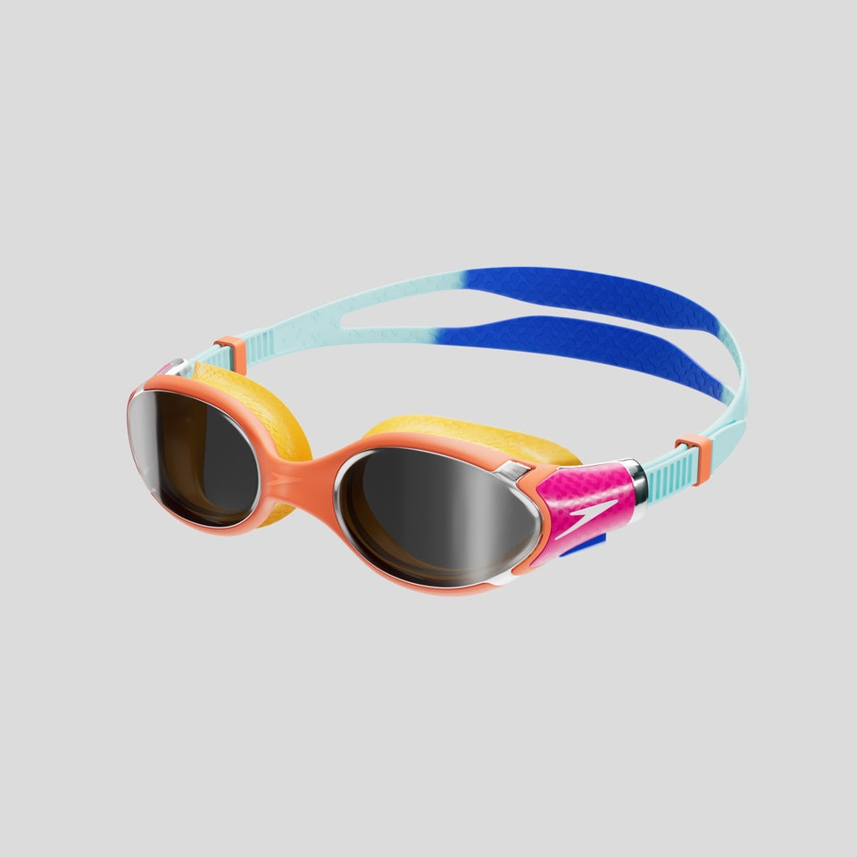 Speedo Biofuse 2.0 Mirror Junior Goggles Blue/Orange