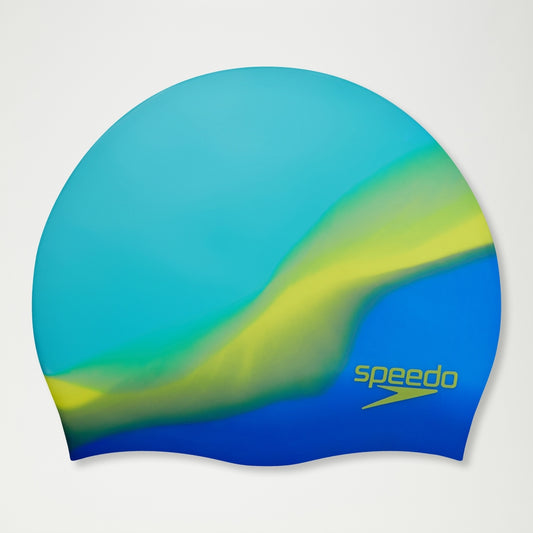 Speedo Junior Silicon Cap Blue/Yellow