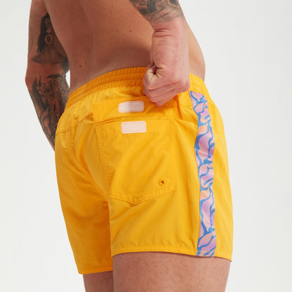 Speedo Retro 13" Swim Shorts Yellow