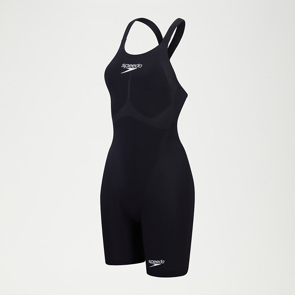 Speedo Fastskin LZR Pure Valor 2.0 Openback Kneeskin Black