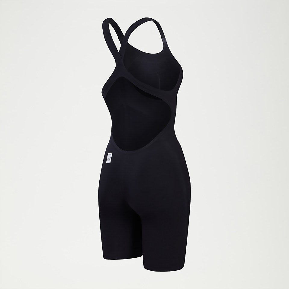 Speedo Fastskin LZR Pure Valor 2.0 Openback Kneeskin Black