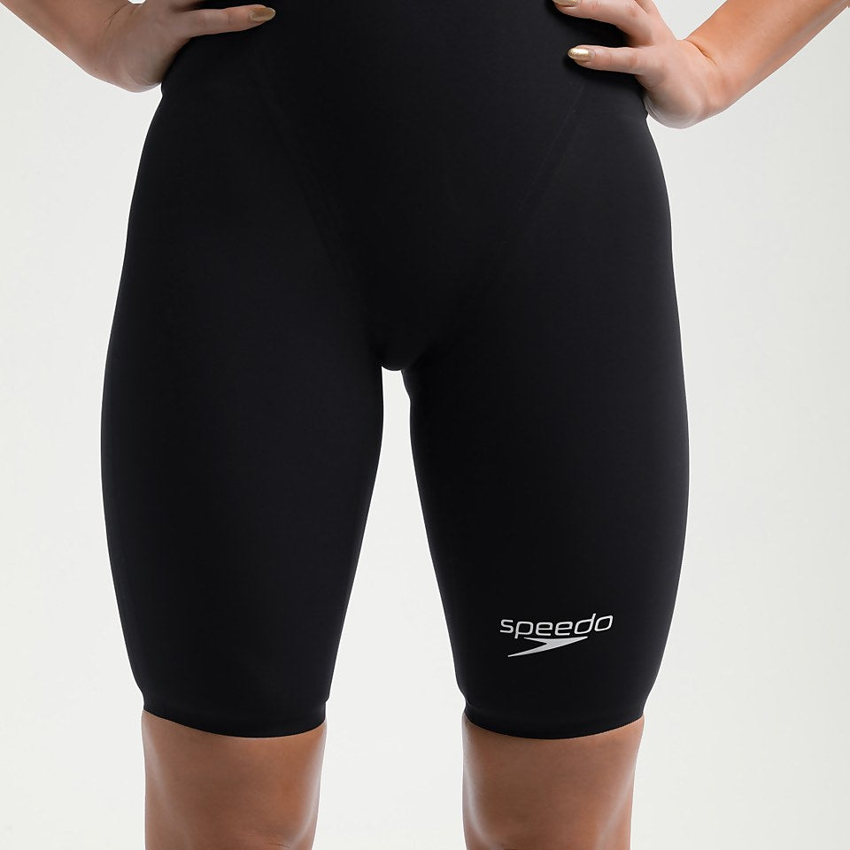 Speedo Fastskin LZR Pure Valor 2.0 Openback Kneeskin Black