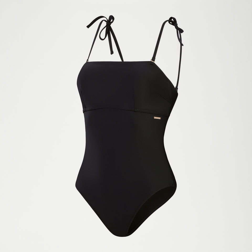 Speedo Shaping Bandeau Swimsuit Black