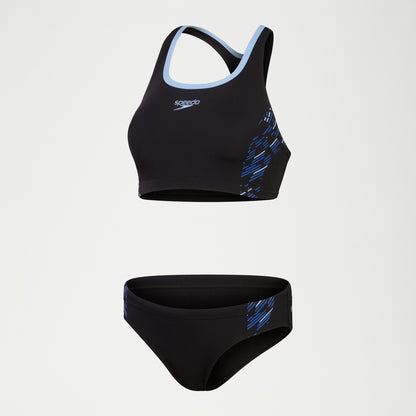 Speedo Placement Bikini Black/Blue