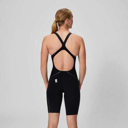 Speedo Fastskin LZR Pure Intent 2.0 Openback Kneeskin Black/Iridescent