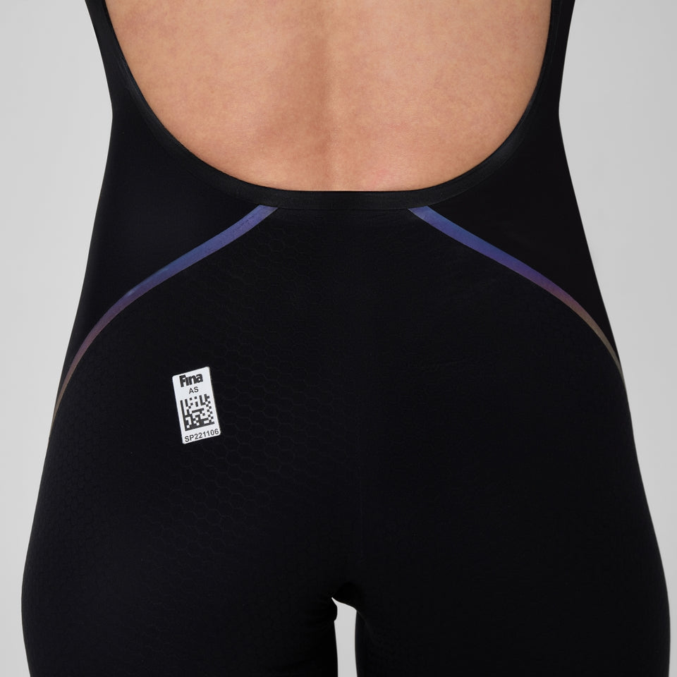 Speedo Fastskin LZR Pure Intent 2.0 Openback Kneeskin Black/Iridescent