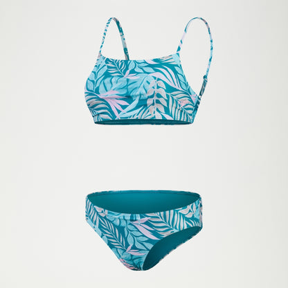 Speedo Printed Adjustable Thinstrap Bikini Blue/Pink
