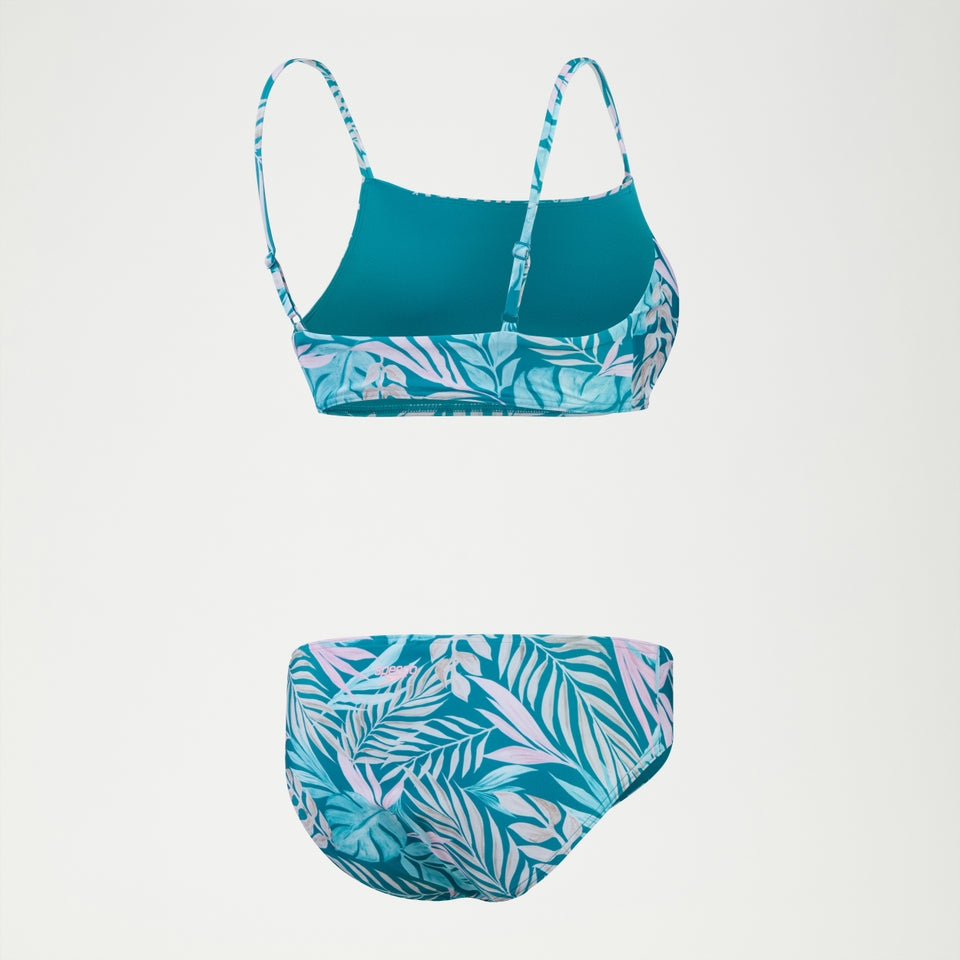 Speedo Printed Adjustable Thinstrap Bikini Blue/Pink
