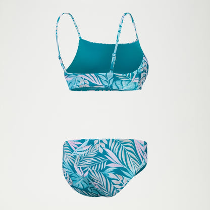 Speedo Printed Adjustable Thinstrap Bikini Blue/Pink