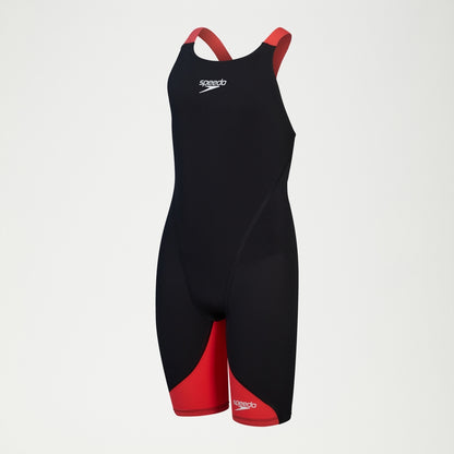 Speedo Girls Fastskin Junior LZR Ignite Kneeskin Black/Red