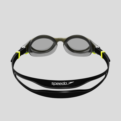Speedo Adult Biofuse 2.0 Polarised Goggles Dark Green/Yellow