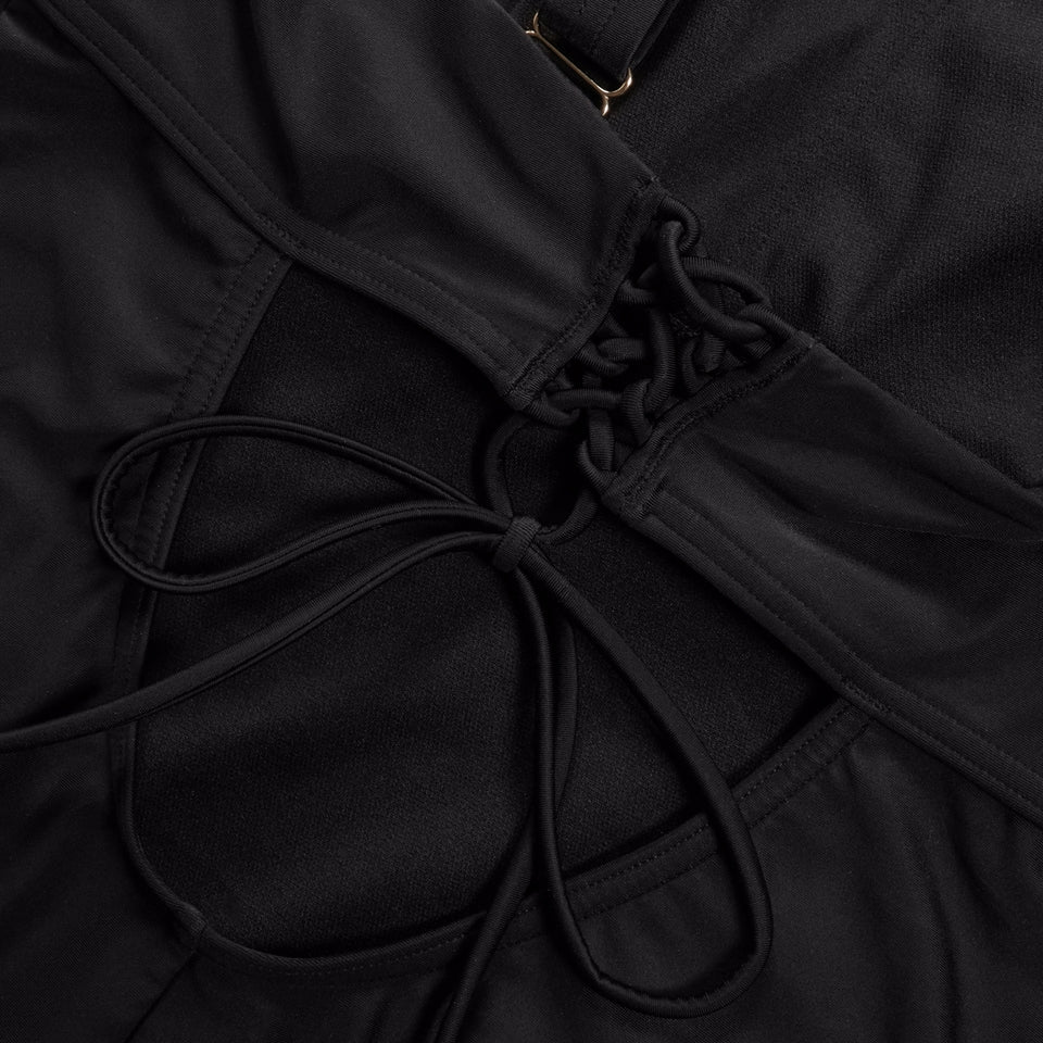 Speedo Shaping Asymmetric Swimsuit Black