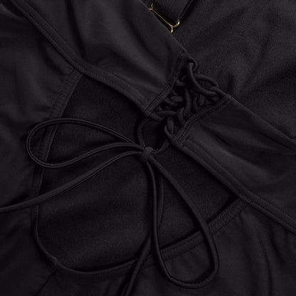 Speedo Shaping Asymmetric Swimsuit Black