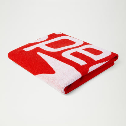 Speedo Speedo Logo Towel Red/White