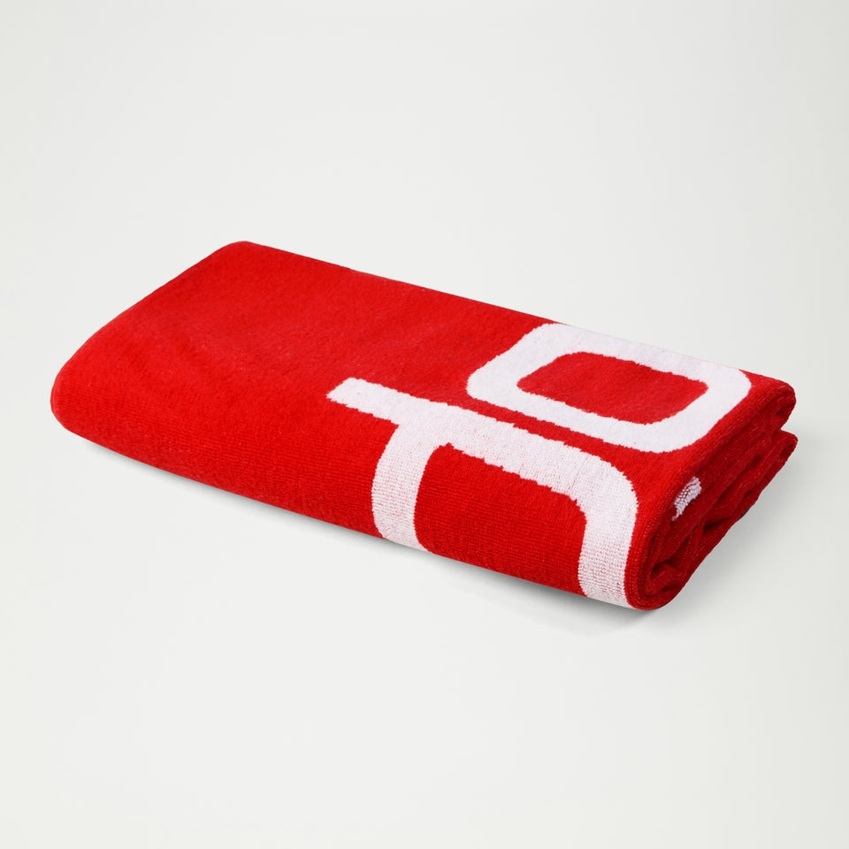 Speedo Speedo Logo Towel Red/White