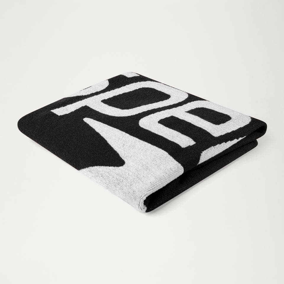 Speedo Speedo Logo Towel Black/White