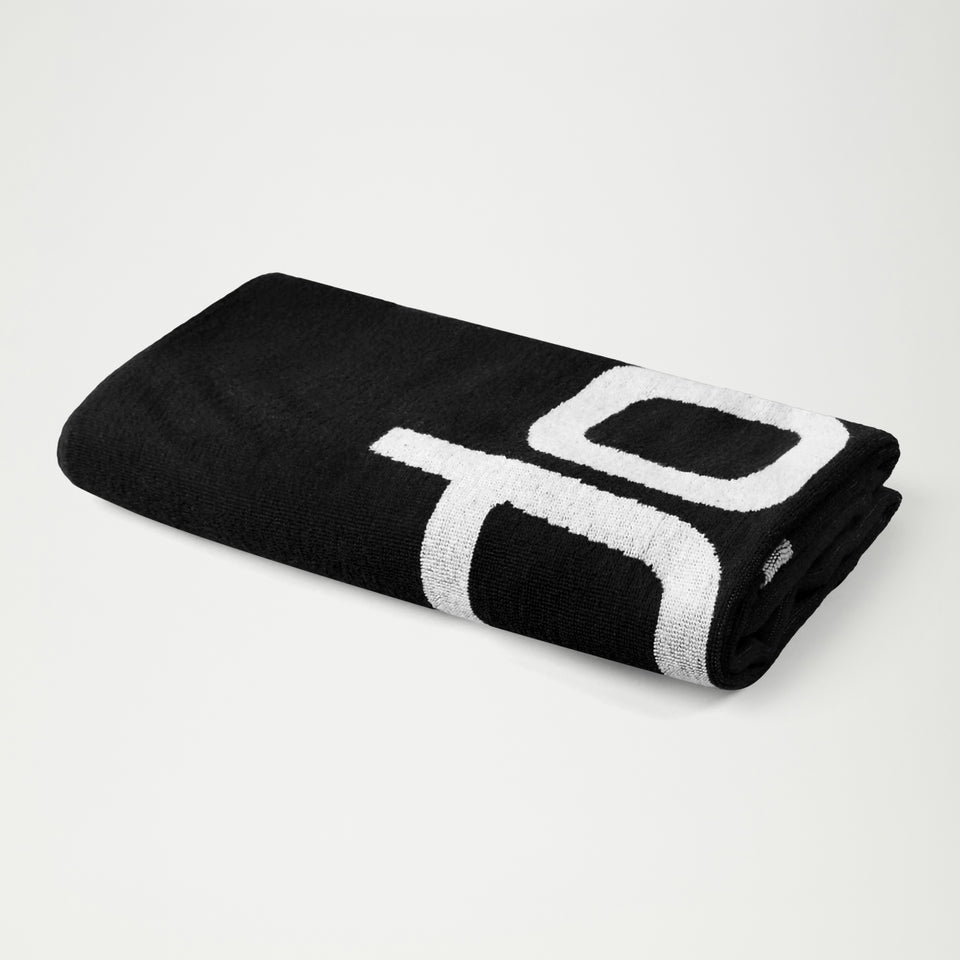Speedo Speedo Logo Towel Black/White