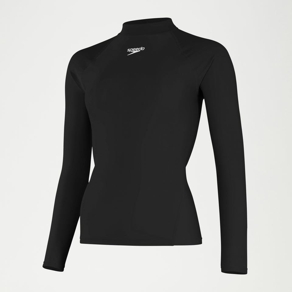Speedo Long Sleeve Rash Top Black
